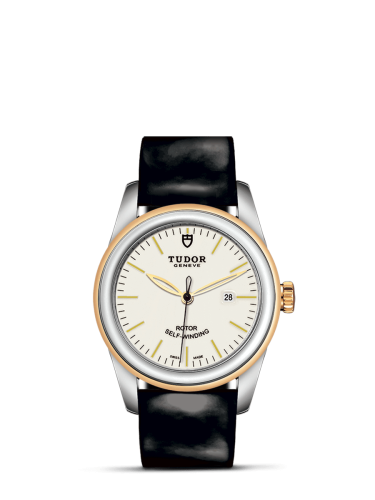 Tudor Glamour Date 31 Stainless Steel / Yellow Gold / Opaline / Strap 53003-0071