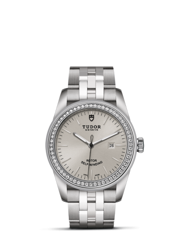 Tudor Glamour Date 31 Stainless Steel / Diamond / Silver / Bracelet 53020-0004
