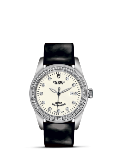 Tudor Glamour Date 31 Stainless Steel / Diamond / Opaline-Diamond / Strap 53020-0086