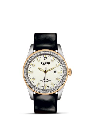 Tudor Glamour Date 31 Stainless Steel / Yellow Gold / Diamond / Opaline-Diamond / Strap 53023-0078