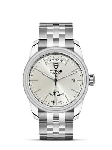 Tudor Glamour Day + Date Stainless Steel / Silver / Bracelet 56000-0005