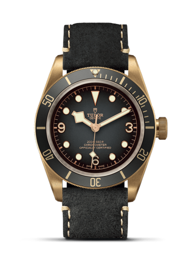 Tudor Heritage Black Bay Bronze / Slate / Leather 79250BA-0001