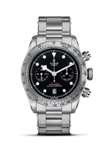 Tudor Heritage Black Bay Black Chronograph / Bracelet 79350-0001