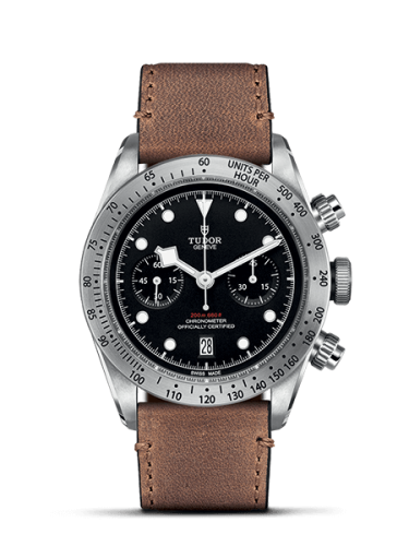 Tudor Heritage Black Bay Black Chronograph / Strap 79350-0002