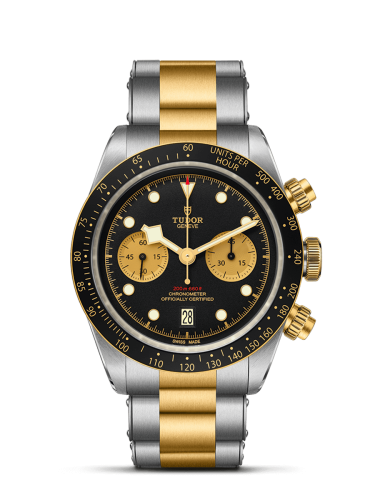 Tudor Heritage Black Bay Chronograph S&G / Black / Bracelet 79363N-0001