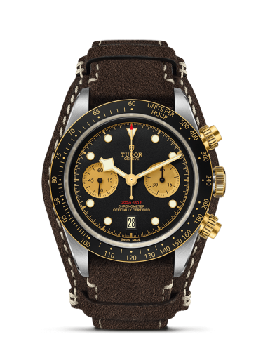 Tudor Heritage Black Bay Chronograph S&G / Black / Bund 79363N-0002
