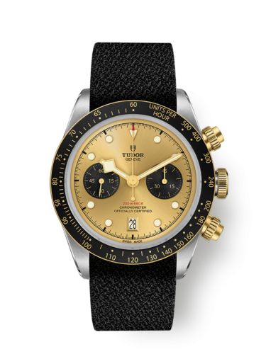 Tudor Heritage Black Bay Chronograph S&G / Champagne / Textile 79363N-0006