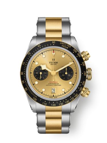 Tudor Heritage Black Bay Chronograph S&G / Champagne / Bracelet 79363N-0007