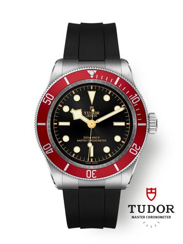 Tudor Black Bay Master Chronometer Stainless Steel - Burgundy / Black / Rubber 7941A1A0RU-0002