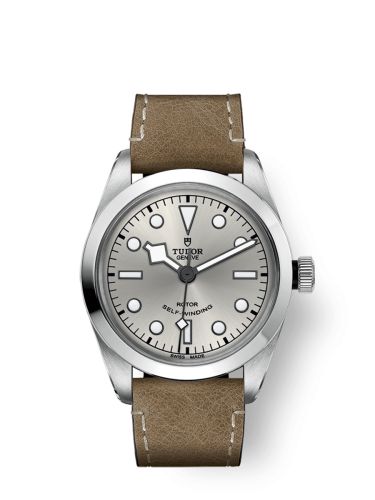 Tudor Heritage Black Bay 36 Stainless Steel / Silver / Beige Leather 79500-0015