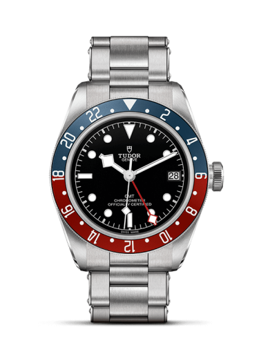 Tudor Black Bay GMT Stainless Steel / Black / Pepsi / Bracelet 79830RB-0001