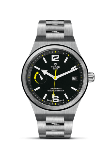 Tudor North Flag Stainless Steel / Black / Bracelet 91210N-0001