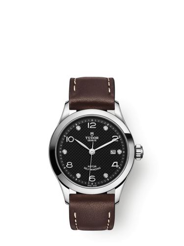 Tudor 1926 28 Stainless Steel / Black - Diamond / Strap 91350-0009
