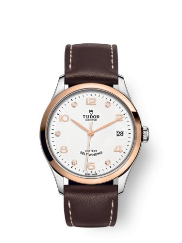 Tudor 1926 36 Stainless Steel / Rose Gold / White - Diamond / Strap 91451-0012