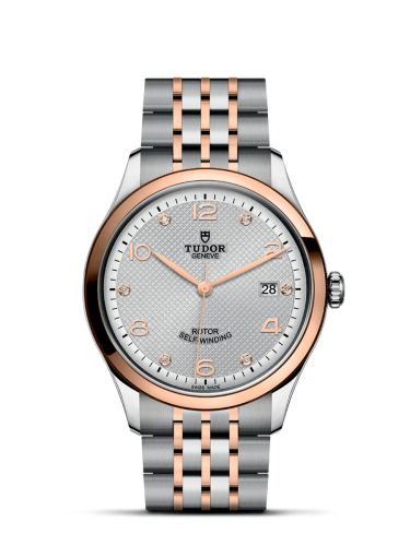 Tudor 1926 39 Stainless Steel / Rose Gold / Silver - Diamond 91551-0002