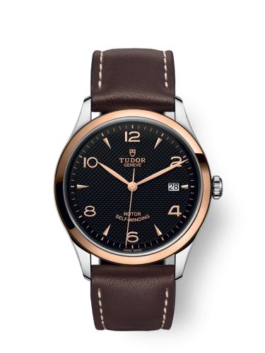 Tudor 1926 39 Stainless Steel / Rose Gold / Black / Strap 91551-0007