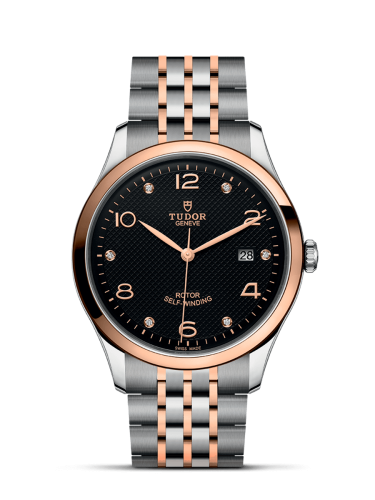 Tudor 1926 41 Stainless Steel / Rose Gold / Black - Diamond 91651-0004
