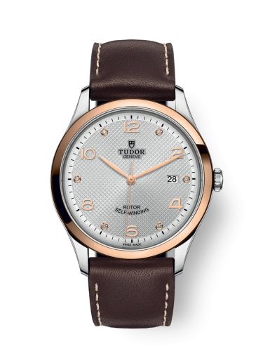Tudor 1926 41 Stainless Steel / Rose Gold / Silver - Diamond / Strap 91651-0006