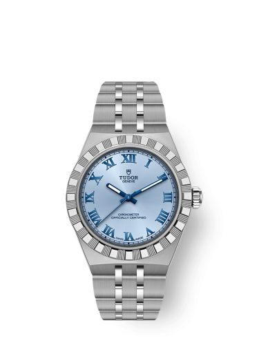 Tudor Royal Day-Date 30 Stainless Steel / Light Blue Roman M2830A1A0-0004