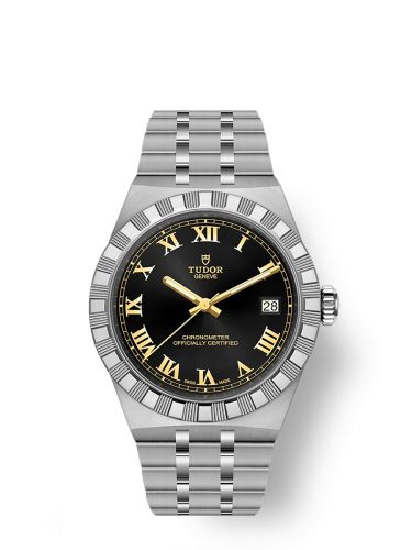 Tudor Royal Day-Date 36 Stainless Steel / Black Roman M2836C1A0-0101