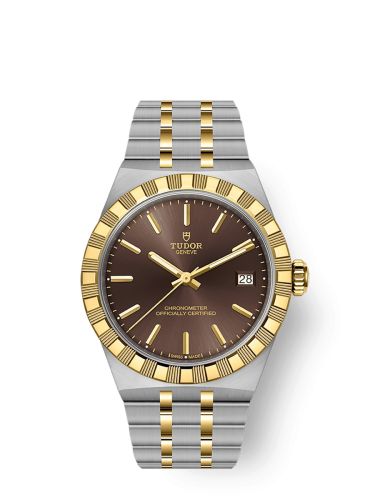 Tudor Royal Day-Date 36 Stainless Steel - Yellow Gold / Brown M2836C1A3-0001