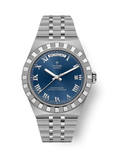 Tudor Royal Day-Date 40 Stainless Steel / Blue - Roman M2840D1A0-0002
