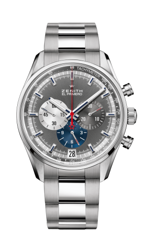 Zenith El Primero Chronomaster 42 Stainless Steel / Anthracite / Bracelet 03.2040.400/26.M2040
