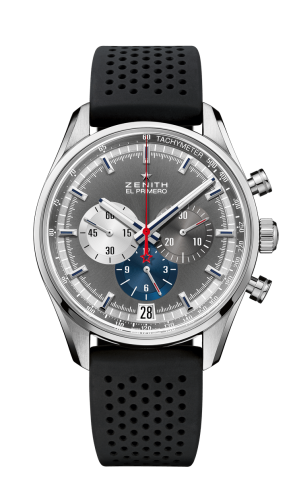 Zenith El Primero Chronomaster 42 Stainless Steel / Anthracite / Rubber 03.2040.400/26.R576