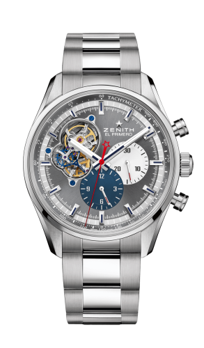 Zenith El Primero Chronomaster Open Stainless Steel / Grey 1969 / Bracelet 03.2040.4061/23.M2040