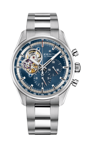 Zenith El Primero Chronomaster Open Stainless Steel / Blue / Bracelet 03.20416.4061/51.M2040