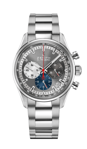 Zenith El Primero Chronomaster 38 Stainless Steel / Slate / Bracelet 03.2150.400/26.M2150