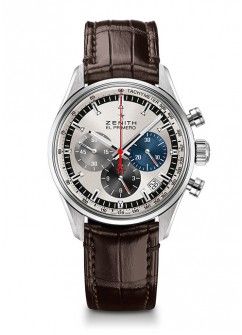 Zenith El Primero Chronomaster 38 Stainless Steel / Silver / Alligator 03.2150.400/69.C713