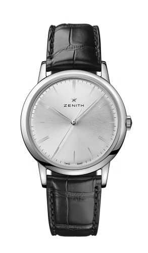 Zenith Elite Classic Stainless Steel / Silver / Alligator 03.2290.679/01.C493