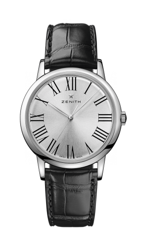 Zenith Elite Classic Stainless Steel / Silver / Alligator 03.2290.679/11.C493