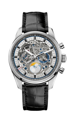 Zenith El Primero Chronomaster Grande Date Full Open Stainless Steel / Alligator 03.2530.4047/78.C813