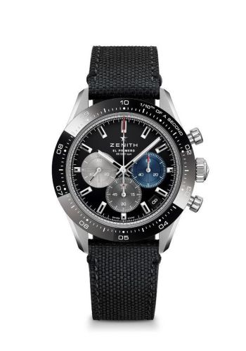 Zenith Chronomaster Sport Stainless Steel / Black / Canvas 03.3100.3600/21.C822