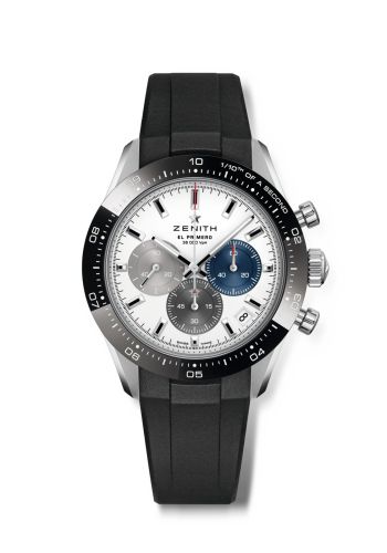 Zenith Chronomaster Sport Stainless Steel / White / Rubber 03.3100.3600/69.R951