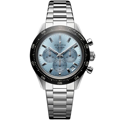 Zenith Chronomaster Sport Yoshida Stainless Steel / Aqua Blue / Bracelet 03.3105.3600/52.M3100