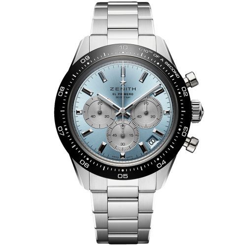 Zenith Chronomaster Sport Yoshida Stainless Steel / Aqua Blue / Bracelet 03.3106.3600/55.M3100