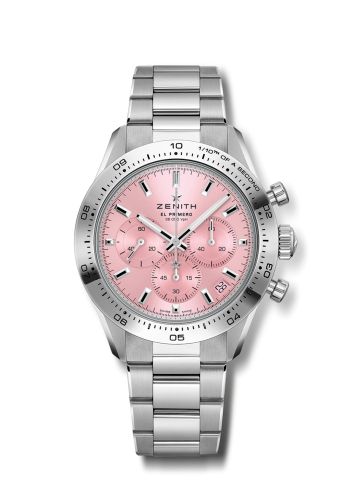 Zenith Chronomaster Sport Stainless Steel / Pink / Breast Cancer Awareness Month - Susan G. Komen 03.3109.3600/18.M3100