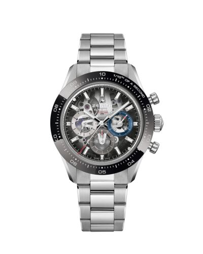 Zenith Chronomaster Sport Skeleton Stainless Steel / Black 03.3130.3600/01.M3130