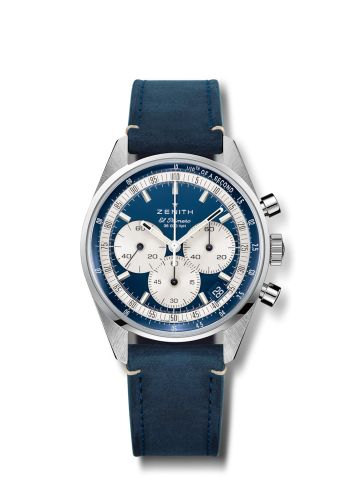 Zenith Chronomaster Original Stainless Steel / Blue / Strap / Boutique Edition 03.3200.3600/51.C902