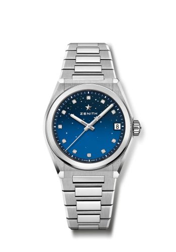 Zenith Defy Midnight Stainless Steel / Blue 03.9200.670/01.MI001