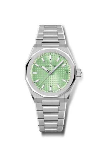 Zenith Defy Skyline 36 Stainless Steel / Green 03.9400.670/61.I001