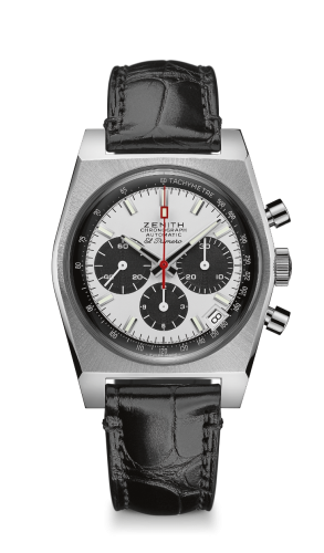 Zenith El Primero A384 Revival 50th Anniversary El Primero Stainless Steel / Panda / Alligator 03.A384.400/21.C815