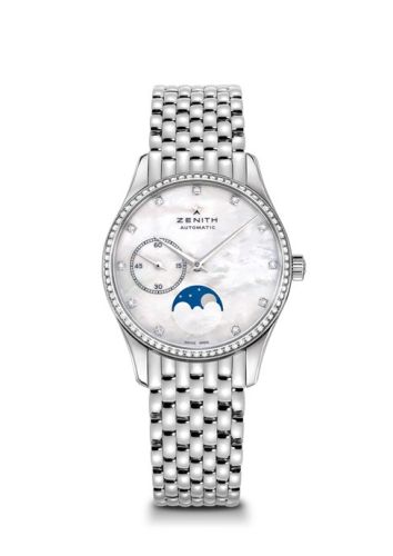 Zenith Elite Ultra Thin Lady Moonphase MOP / Diamond / Bracelet 16.2310.692/81.M2310