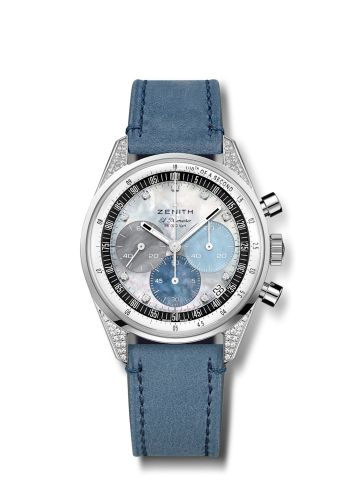Zenith Chronomaster Original Stainless Steel / Diamond / MOP / Strap 16.3200.3600/02.C907