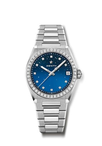 Zenith Defy Midnight Stainless Steel / Diamond / Blue 16.9200.670/01.MI001