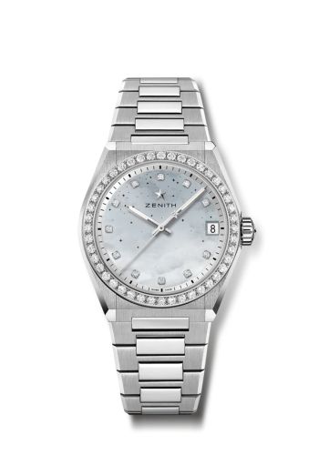 Zenith Defy Midnight Stainless Steel / Diamond / MOP 16.9200.670/03.MI001