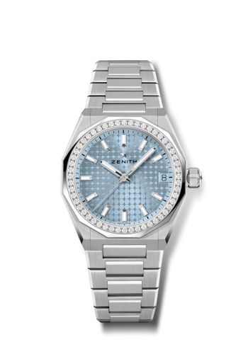 Zenith Defy Skyline 36 Stainless Steel - Diamond / Ice Blue / Boutique Edition 16.9400.670/15.I001